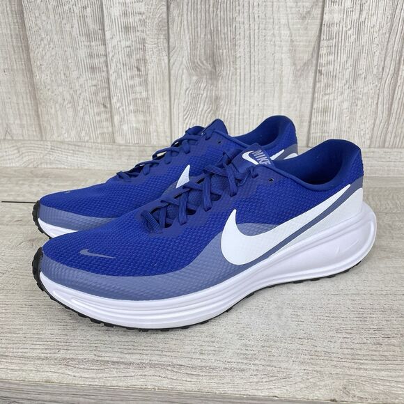 Men\'s Nike Revolution 8 Size 12 Deep Royal Blue Indigo White Shoes HJ9198-401 main image 6